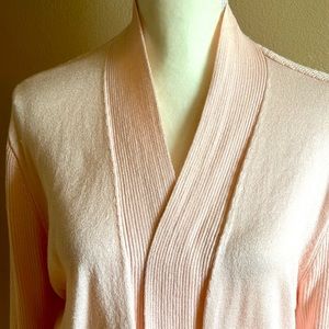 Liz Claiborne Career pink blush open front cardigan. Very soft and feminine